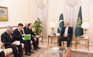 Премьер-Министр Пакистана принял делегацию Туркменистана