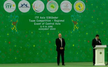 В Ашхабаде состоялась церемония открытия первенства Центральной Азии (U-12) по теннису
