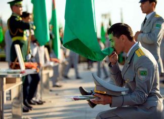 В Туркменистане чествовали выпускников вузов военных и правоохранительных органов