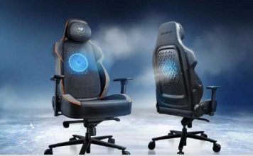 Представлено первое в мире игровое кресло со встроенным вентилятором