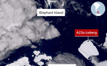 Крупнейший в мире айсберг А23а может полностью разрушиться в ближайшие недели