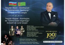 Paýtagtymyzda Heýdar Aliýewiň doglan gününiň 100 ýyllygy mynasybetli konsert geçiriler