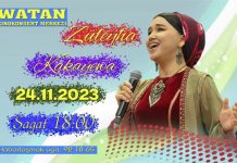 Türkmenistanyň halk artisti Züleýha Kakaýewanyň konserti