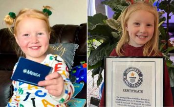 Научившуюся в два года читать девочку включили в Книгу Гиннесса