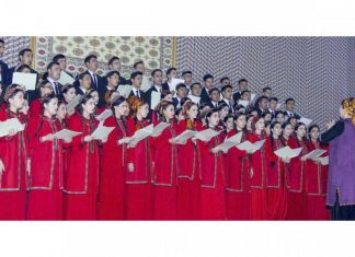 В Ашхабаде прошел концерт хора Туркменской консерватории