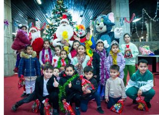 В детской библиотеке Ашхабада провели новогодний утренник
