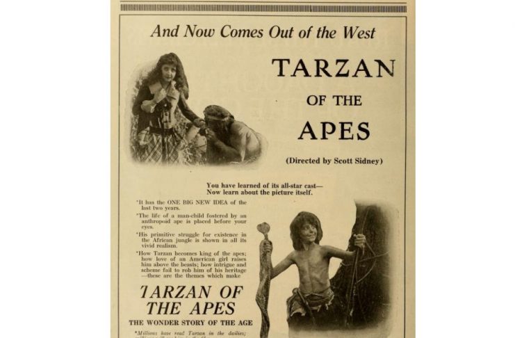 Ilkinji “Tarzan” filmi surata düşürilýär