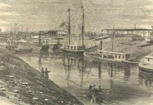 Sues kanalyndan ilkinji gämi geçýär