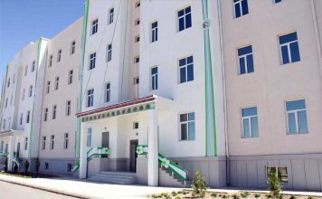 В Дашогузе завершилось строительство четырёхэтажных домов