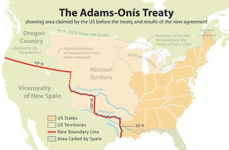 Ispaniýa Floridany ABŞ-a satýar