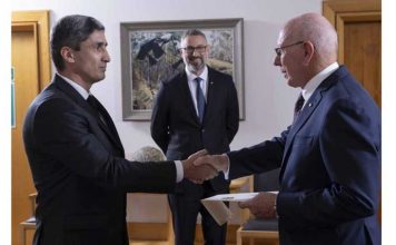 Вручение верительных грамот Посла Туркменистана Генерал-губернатору Австралийского Содружества