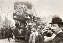 Elektrik energiýasy bilen işleýän ilkinji tramwaý