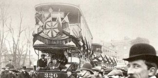 Elektrik energiýasy bilen işleýän ilkinji tramwaý