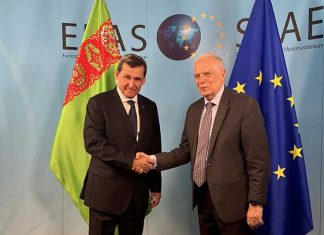 Глава МИД Туркменистана встретился с Верховным представителем ЕС