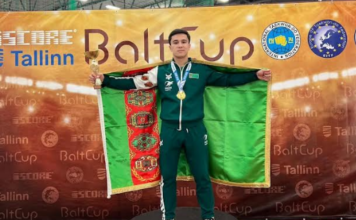 Таэквондисты из Туркменистана завоевали 37 наград на международном турнире в Эстонии