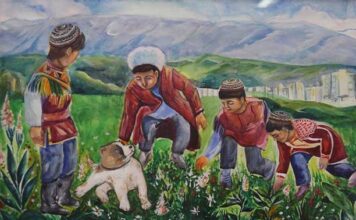 В Ашхабаде открылась выставка работ воспитанников Детской художественной школы Бяшима Нурали