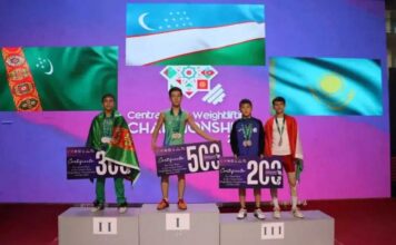 Туркменские тяжелоатлеты завоевали 13 медалей Открытого чемпионата Центральной Азии