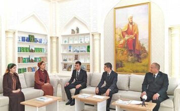 В Туркменистане прошло мероприятие «Täze belentlikleriň ýoly»