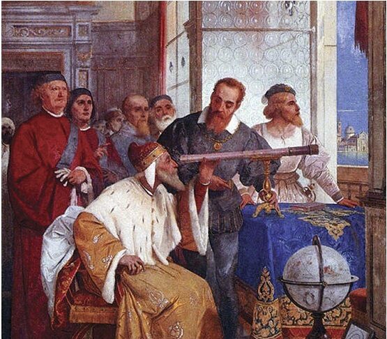 Galileo Galileý Neptun planetasyny görýär