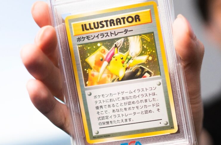 Pokémon karty 16,5 million dollara satyldy