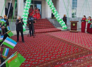 Торжественная церемония открытия жилого дома для сотрудников Посольства Туркменистана в Республике Узбекистан