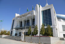 A modern sports training center has opened in Turkmenistan