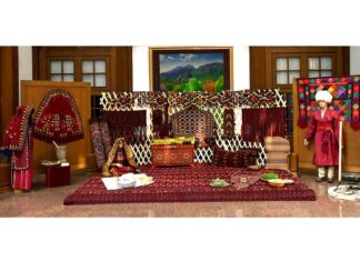 Торжество Новруза в музее Туркменистана