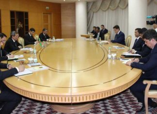 Встреча министров иностранных дел Туркменистана и Республики Узбекистан в Ашхабаде