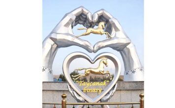 Культурный ландшафт «умного» города – открытие монумента Taýçanak и проспекта Ahalteke atlary