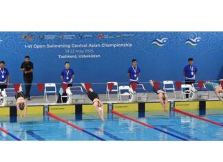 Пловцы из Туркменистана участвуют в чемпионате Центральной Азии в Узбекистане