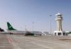 Новый международный аэропорт Балканабада начал принимать внутренние рейсы