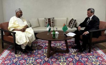 Состоялась встреча Министра иностранных дел Туркменистана с Министром бюджета и экономического планирования Федеративной Республики Нигерия