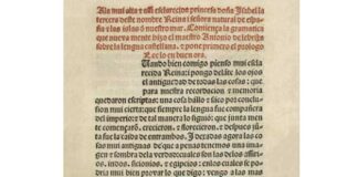 Ispan diliniň ilkinji grammatikasy baradaky kitap