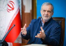 Eýranyň Prezidenti suw meselesi barada durup geçdi