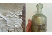 Hatly çüýşe tapyldy