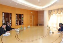 Hindistan Respublikasynyň Türkmenistandaky Ilçisi ynanç hatlarynyň nusgalaryny gowşurdy