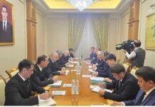 Aşgabatda Türkmenistanyň we Gazagystan Respublikasynyň arasyndaky hyzmatdaşlygyň möhüm meseleleri ara alnyp maslahatlaşyldy