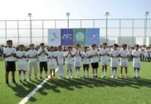 На стадионе «Аркадаг» прошел детский футбольный фестиваль «Кожаный мяч»