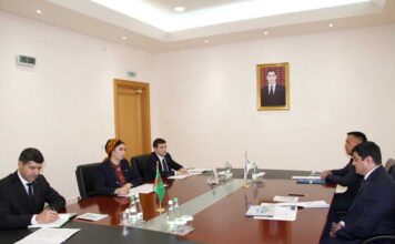 В МИД Туркменистана состоялась встреча с директором ЦАРИКЦ