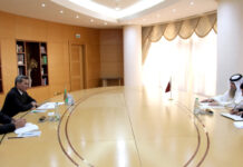 Katar Döwletiniň Adatdan daşary we Doly ygtyýarly ilçisi ynanç hatlarynyň nusgalaryny gowşurdy