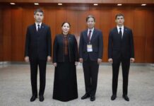 Meeting of the Turkmen Delegation with the Leadership of the CLEC