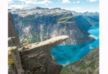 Norwegiýanyň meşhur gaýasy