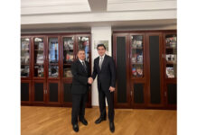 Türkmenistanyň Azerbaýjan Respublikasyndaky ilçisi Azerbaýjan Respublikasynyň Prezidentiniň kömekçisi bilen duşuşdy