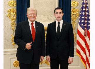 Президент Туркменистана Сердар Бердымухамедов завершил рабочий визит в США