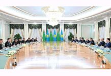 Astanada türkmen-gazak gepleşikleri geçirildi