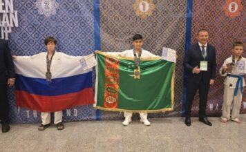 Юный спортсмен из Туркменистана выиграл золото на чемпионате Азии в Паттайе