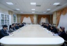 A meeting was held with the delegation of the Republic of Korea