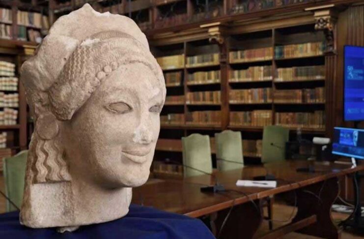 Italiýada seýrek duş gelýän 2500 ýyllyk grek heýkeli tapyldy