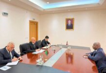 Посол Республики Экваториальная Гвинея вручил копии верительных грамот в МИД Туркменистана