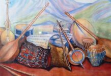 В Дашогузе музей бахши пополнился новыми экспонатами